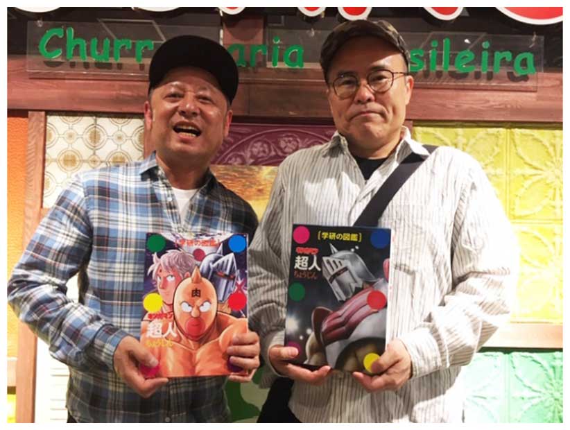 ゆでたまごの嶋田隆司氏(左)と中井義則氏
