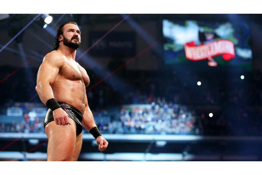 「ロイヤルランブル」制覇で王座挑戦権を獲得したマッキンタイア／(C)2020 WWE, Inc. All Rights Reserved.