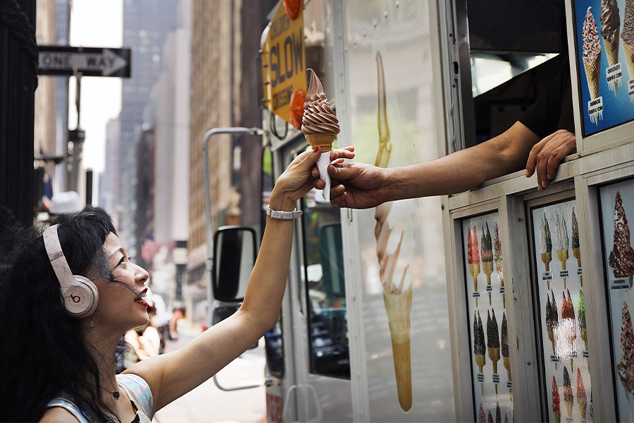 米国のアイスクリーム屋(写真はイメージ)【写真：Getty Images】