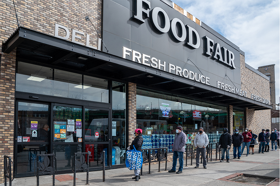 米国のスーパーマーケット(写真はイメージ)【写真：Getty Images】