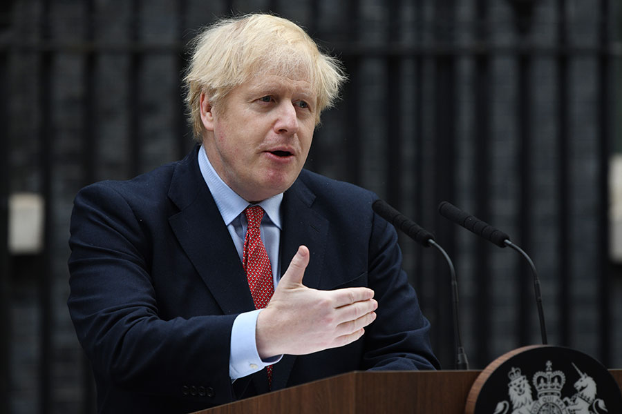 危機的状況を乗り越え、無事に退院したボリス・ジョンソン首相【写真：Getty Images】