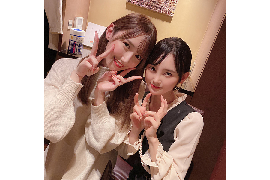 元HKT48田中菜津美＆兒玉遥が“初飲み”　デビュー当時11歳＆15歳の成長にファン感慨