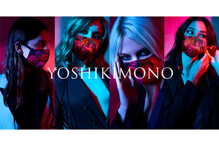 YOSHIKIMONO SILK マスク X JAPAN YOSHIKI-