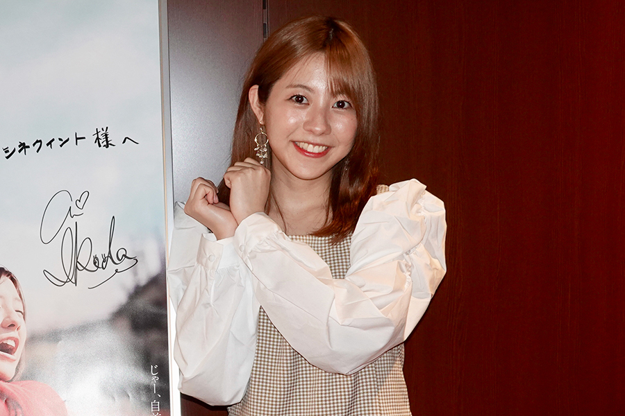 「ももいろそらを」でヒロインを演じた池田愛【写真：ENCOUNT編集部】