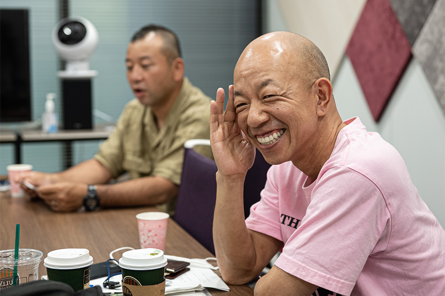 西村と松本人志の共通点について語った小峠【写真：荒川祐史】