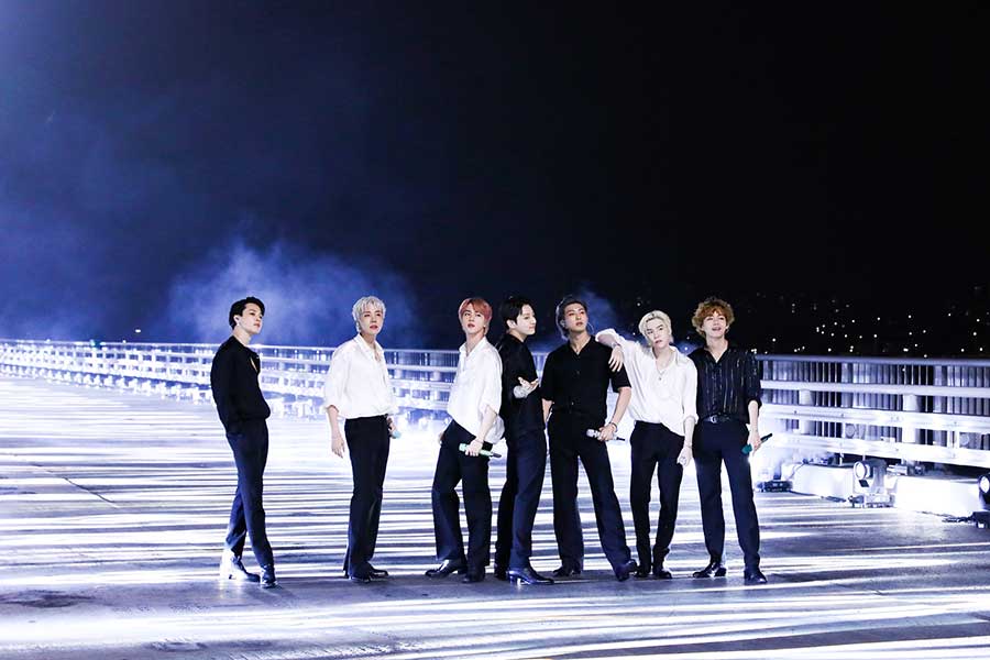 BTS、2日連続で米人気トークショーに出演　ソウルの橋の上で「Butter」披露