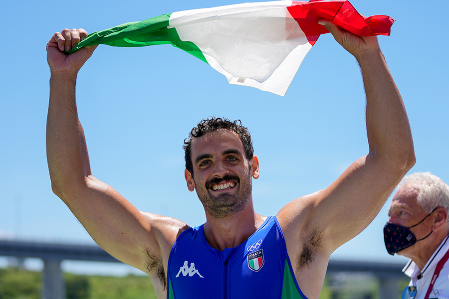 イタリア選手、コーチと“フュージョン”披露　写真公開に喝采「完璧なフュージョン」