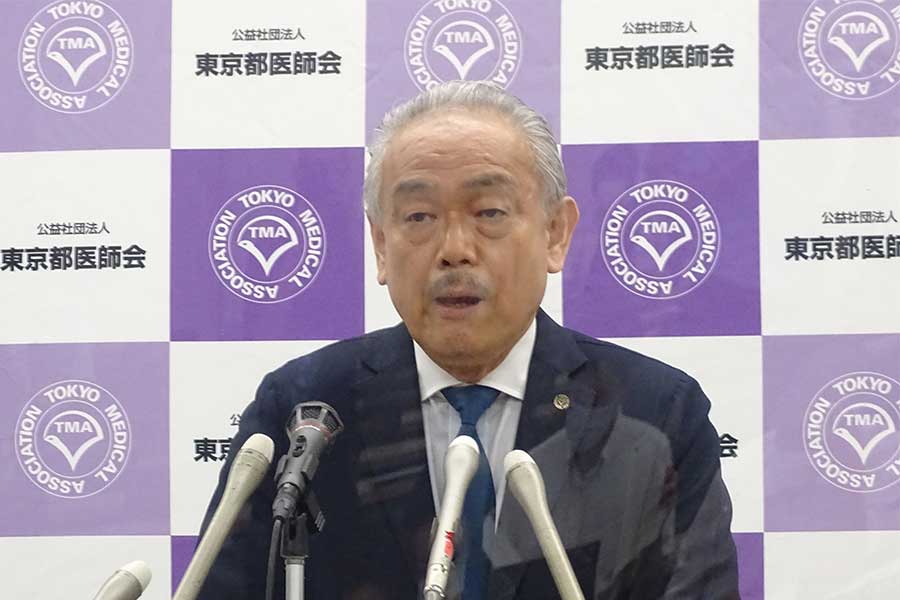都医師会、会員の医療機関に協力要請　尾崎会長「向こう1か月は頑張ろうとお願いした」
