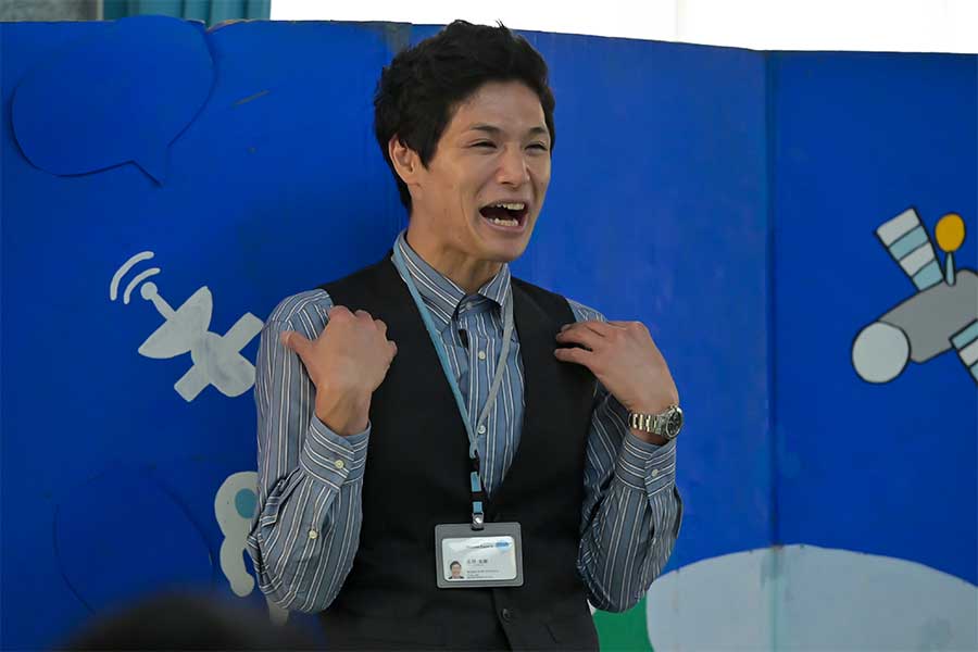 「おかえりモネ」に出演するもう中学生【写真：（C）NHK】