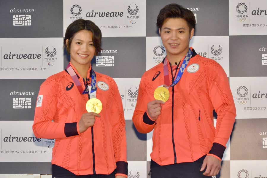 東京五輪・柔道金メダルの阿部一二三＆詩、新たな目標を明かす「パリ五輪兄妹で2連覇」
