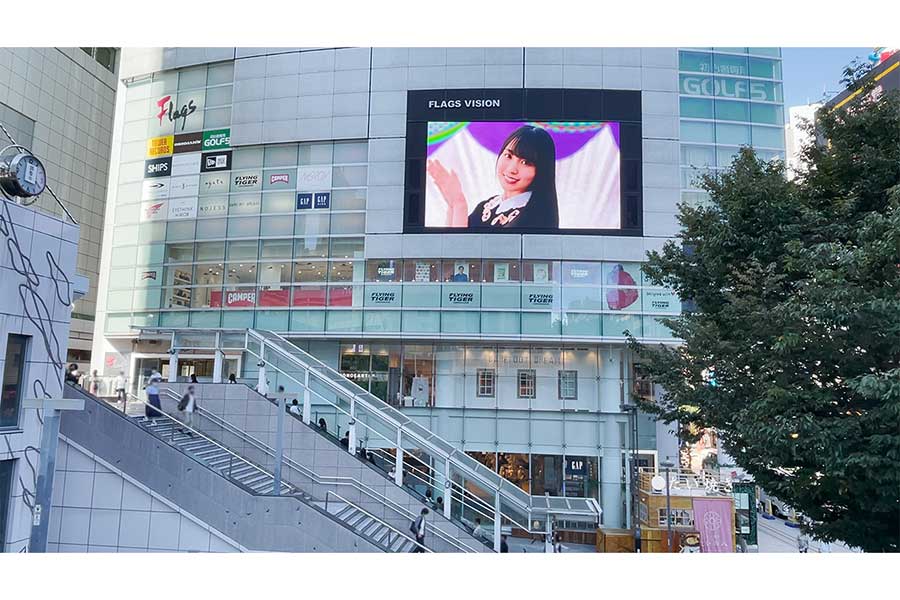 乃木坂46、新宿駅周辺や乃木坂駅を“ジャック”　43人登場の全長約150M大型広告が出現