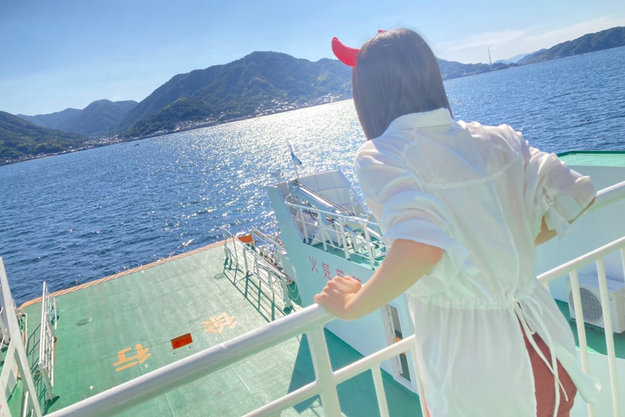 江田島をより近くに感じられるようにイベント限定の特別ルートで運航【写真：STU】