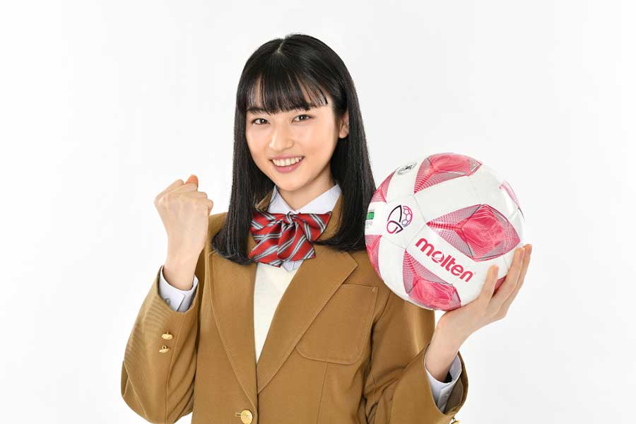 高校女子サッカー選手権、初代応援マネジャーに菊池日菜子　陸上でインハイ目指した19歳の新人女優