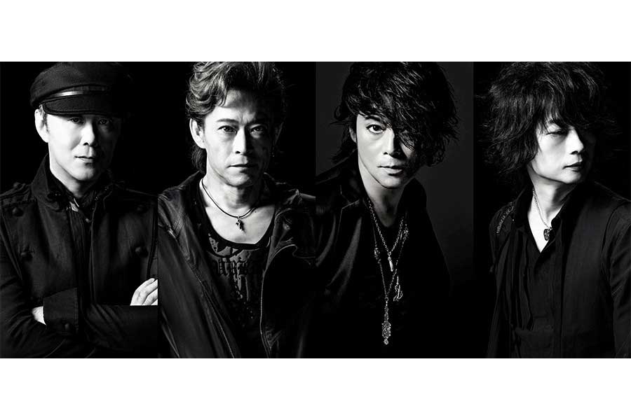 ：T-BOLAN（左から）上野博文（ベース）、青木和義（ドラム）、森友嵐士（ボーカル）、五味孝氏（ギター）