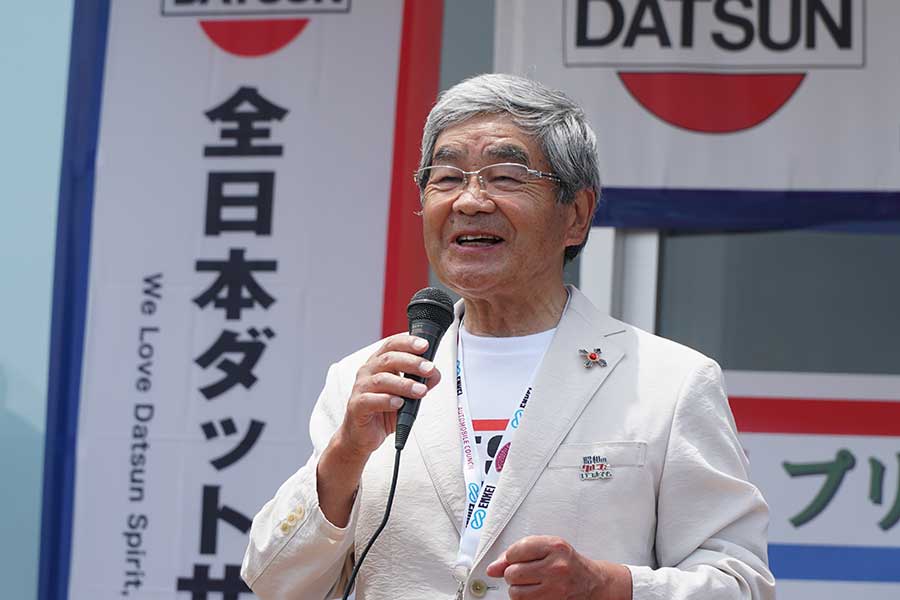 佐々木徳治郎会長は1985年に全日本ダットサン会を設立した【写真：ENCOUNT編集部】