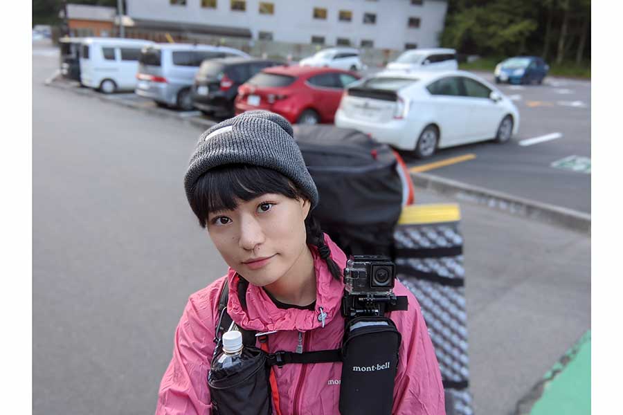 約2年をかけバイクによる一人旅で日本列島を縦断した小西珠美さん