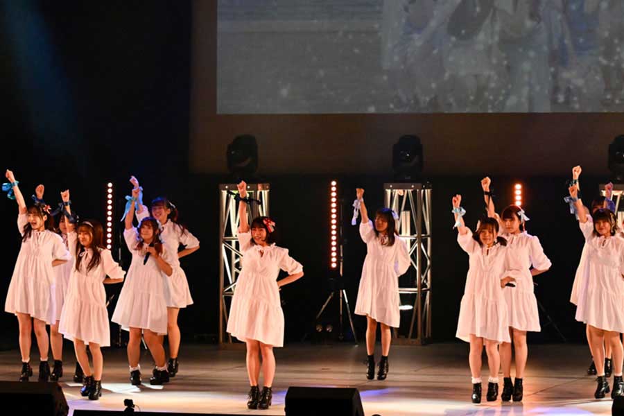 「夢見る乙女の青春ちゅ→」（中央大学）【写真：舛元清香】