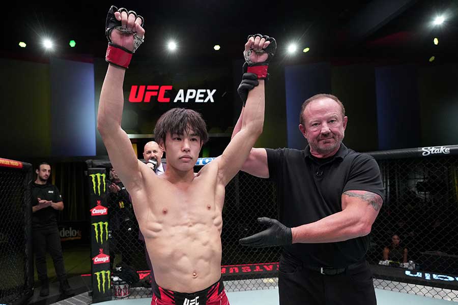 【UFC】平良達郎、1.3kgオーバー相手に鮮やか一本　米ファンも興奮「リアル・バキだ！」
