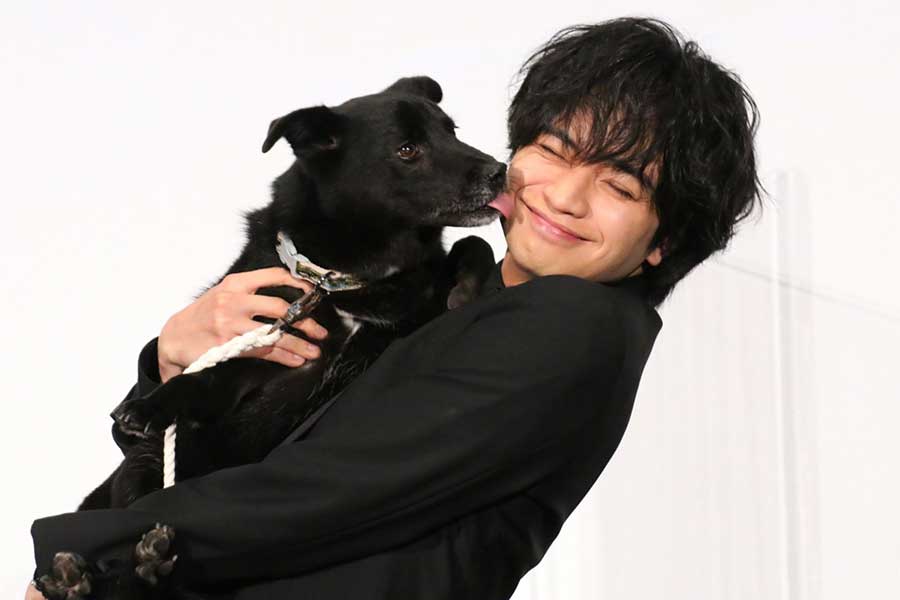SexyZone中島健人、共演した犬から顔をなめられて笑顔「12月のキスです」　ポージングも指導