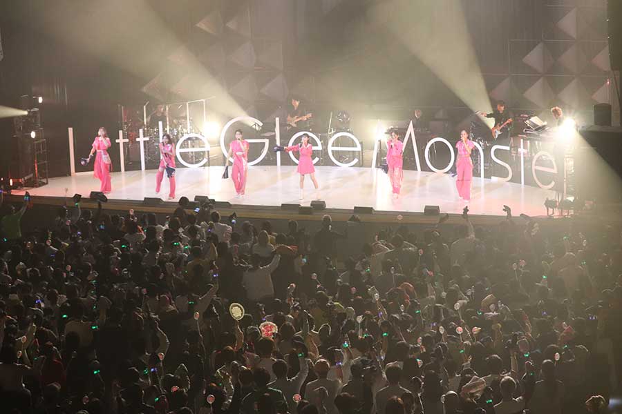 新体制となって初のツアーを行ったLittle Glee Monster【写真：ENCOUNT編集部】
