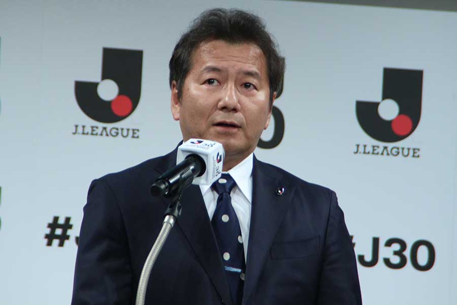 Jリーグ野々村チェアマン「日本人でエムバペを作ればいい」　30年後は魅力的なリーグに