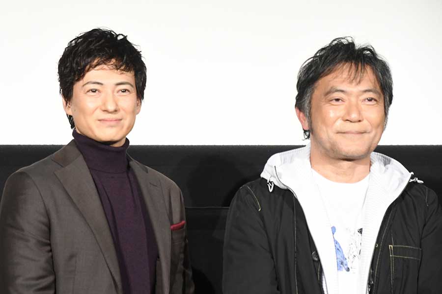 イベントに出席した忍成修吾（左）と渡辺いっけい【写真：ENCOUNT編集部】