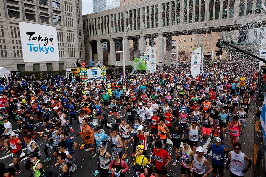 5日に開催された東京マラソン【写真：ロイター】