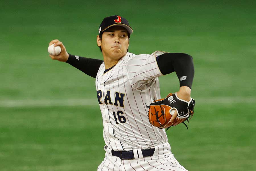 準々決勝・イタリア戦で好投を見せた大谷翔平【写真：ロイター】