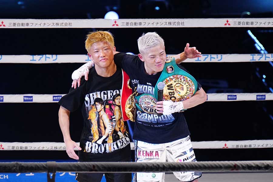 重岡優大＆銀次朗が日本ボクシング界初の快挙！　兄弟ダブルKOで同日に世界王座獲得、7戦目・優大は日本人3位のスピード記録
