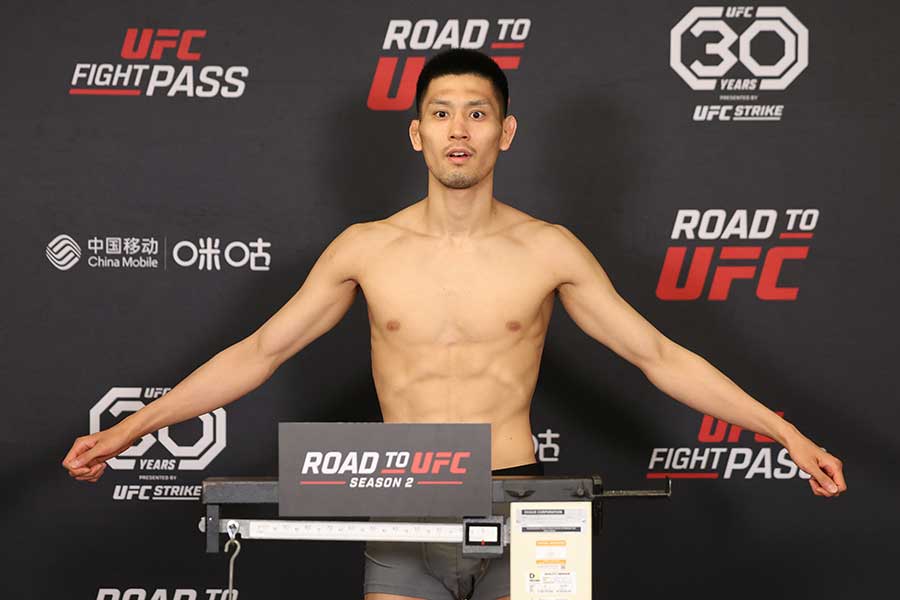 神田コウヤ、65.77キロで計量クリア　UFCとの契約をかけて33歳の中国戦士と対戦【RTU】