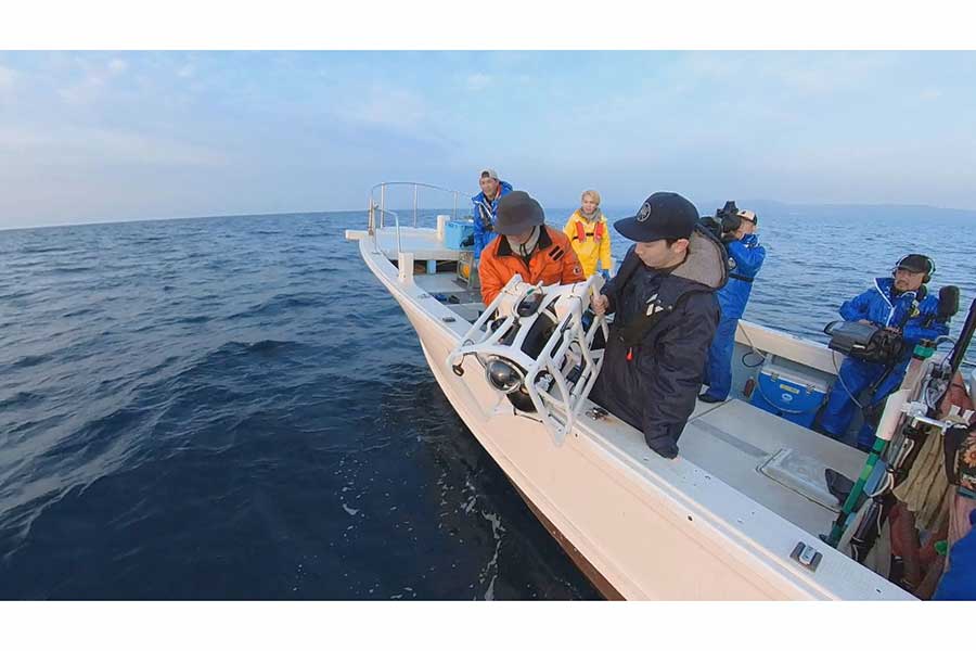 『深海WANTED9』は水深1000メートル対応最新型水中ドローンで富山湾最深部に挑んだ【写真提供：テレビ静岡】
