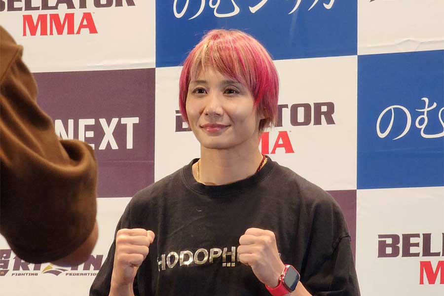 【Bellator】渡辺華奈、3年ぶりの日本での試合に笑顔　コンディションは「いつもよりすごく良い感じ」