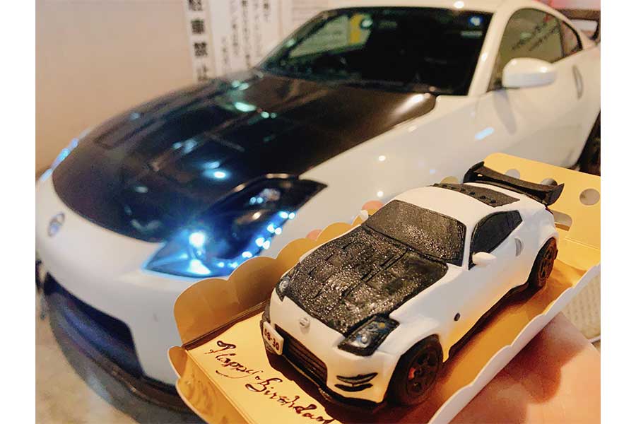 妻からの誕プレはまさかの愛車“完全再現”ケーキ　「スゴいクオリティですね!!」と驚愕