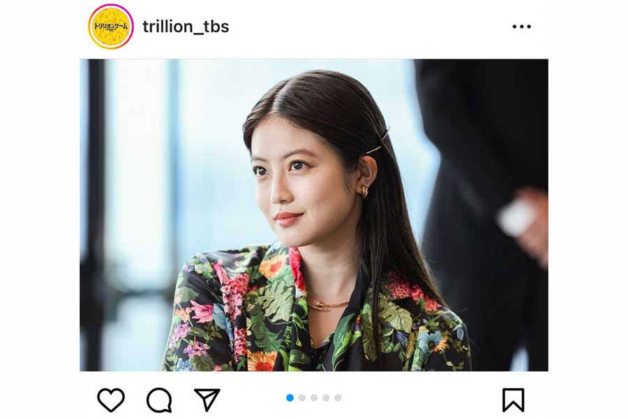 “桐姫”こと黒龍キリカを演じる今田美桜【写真：インスタグラム（＠trillion_tbs）より】