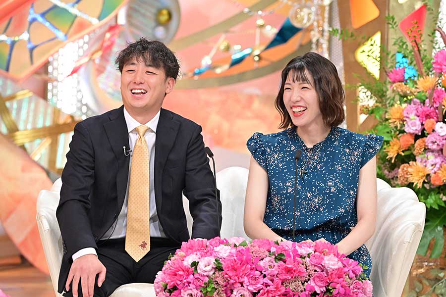 千葉県に住む20代のカップルが登場【写真：(C)ABCテレビ】