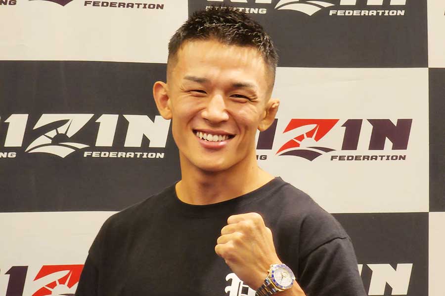 【RIZIN】萩原京平、“牛久の引き込み”対策は「ぶん殴る」　元王者との対戦は「おいしい」