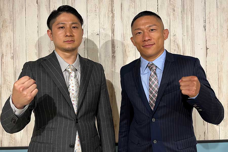 年明けに「TOP BRIGHTS」旗揚げ戦を実施する、兄・健太代表（左）と堀口恭司エグゼクティブプロデューサー