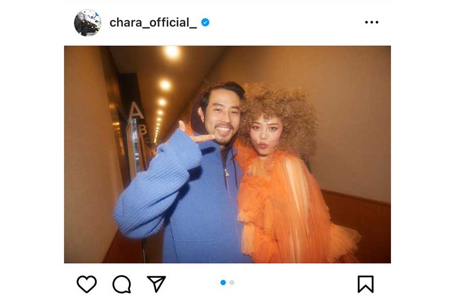 Charaの実際の投稿【写真：インスタグラム（@chara_official_）より】