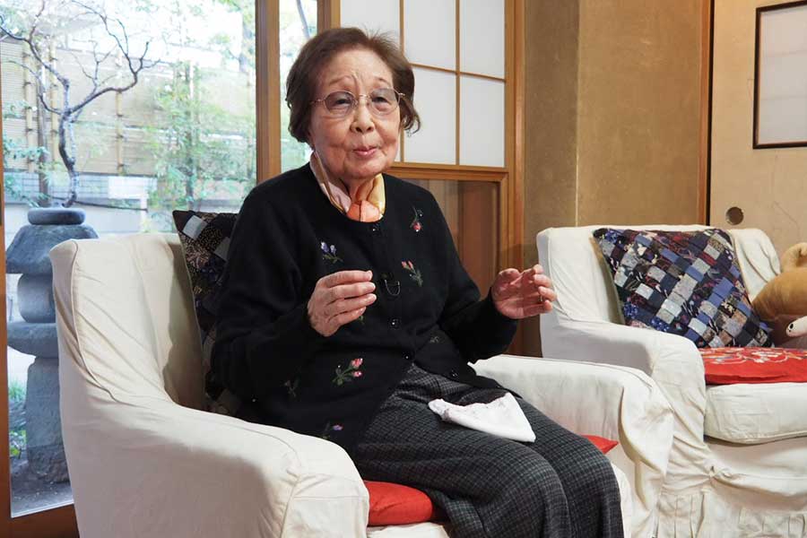 海老名香葉子さんは東京大空襲を経験した【写真：ENCOUNT編集部】