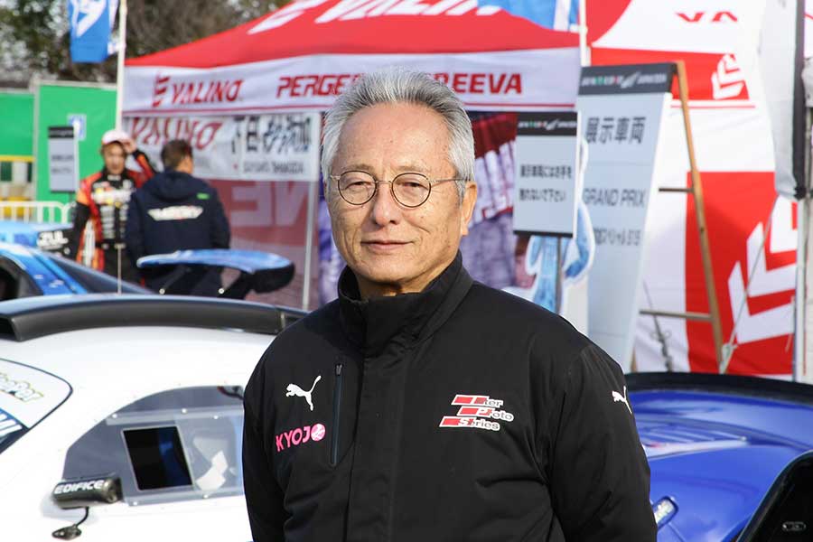 KYOJO CUPの生みの親である関谷正徳氏。モータースポーツのさらなる発展を願っている【写真：西川昇吾】