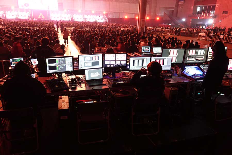 多くの技術者が関わった「APEX LEGENDS ASIA FESTIVAL 2024 WINTER」【写真：ENCOUNT編集部】
