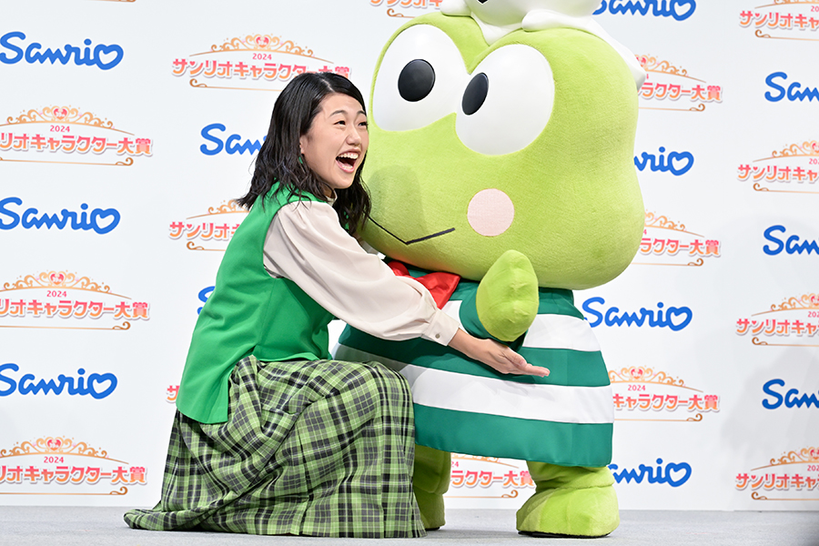 横澤夏子、“推し”けろっぴの豆知識を披露「名字は“はすの上”」　サンリオ大賞TOP10入り願う