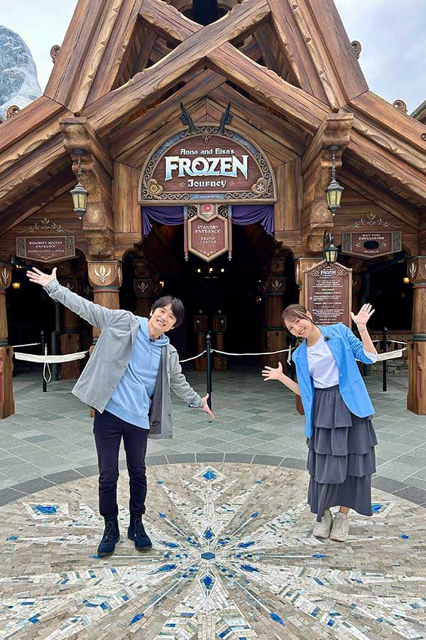 『ZIP!』で東京ディズニーシーの新テーマポート「ファンタジースプリングス」を紹介【写真：(C)日本テレビ】