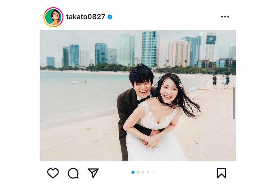 永田崇人の実際の投稿【写真：インスタグラム（@27Takato）より】 