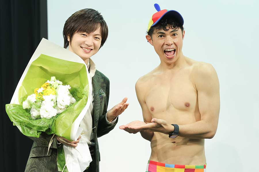 イベントに出席した竹島宏（左）と小島よしお【写真：ENCOUNT編集部】