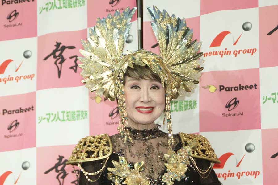 取材会に登場した小林幸子【写真：ENCOUNT編集部】