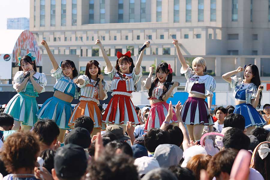 3日間にわたりパフォーマンスを披露したCANDY TUNE【写真：ENCOUNT編集部】