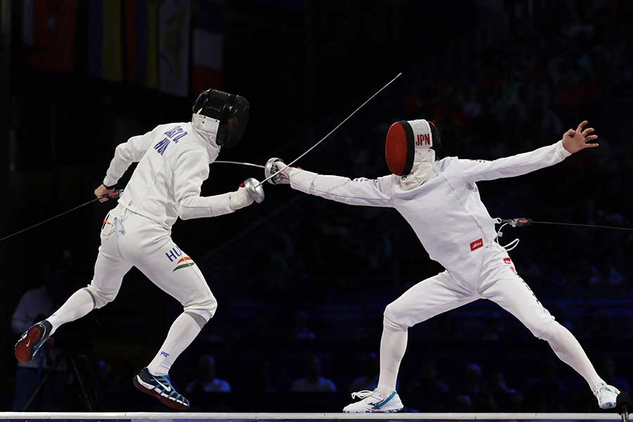 パリ五輪フェンシング男子エペ団体【写真：ロイター】