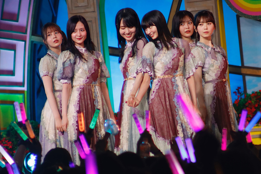 TIFに出演した乃木坂46【写真：ENCOUNT編集部】