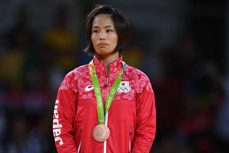 リオ五輪で銅メダルを獲得した松本薫さん【写真：Getty Images】